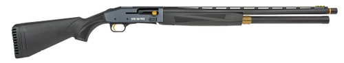 Mossberg 940 JM Pro 12 Ga, 3" Chamber 24" Barrel, Black/Gray, Gold Controls, 9rd