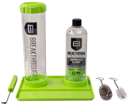 Breakthrough Suppressor Cleaning Kit, Includes Clearner, Submission Tube, Hook, and Brushes