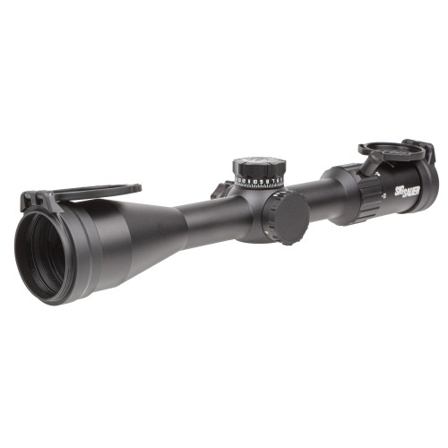 Sig Sauer Whiskey 4 Scope, 5-20x50mm, MOA Milling Hunter 2.0 Reticle, Black