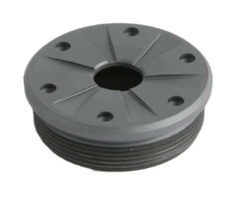 SilencerCo Bravo Front Cap 5.56x45mm NATO Stainless Steel Gray