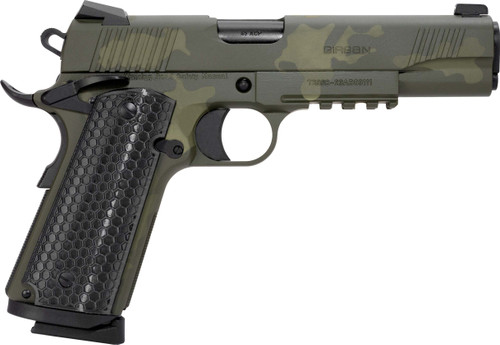 Girsan 1911S Untouchable 45 ACP, 5" Barrel, Olive Drab Camo, G10 Grip, 8rd