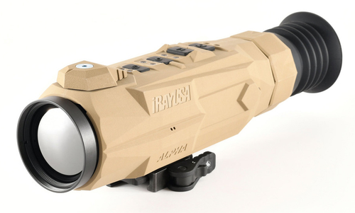 iRay USA RICO Alpha Thermal Rifle Scope, 3x50mm, Tan, Features Rangefinder