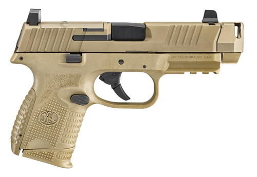 FN 509 MRD Compensated 9mm, 4.2" Barrel, Flat Dark Earth, Optic Ready, 10rd