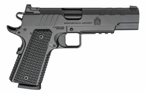 Springfield Emissary 1911 45 ACP, 5" Barrel, Black Cerakote, G10 Grip, 8rd