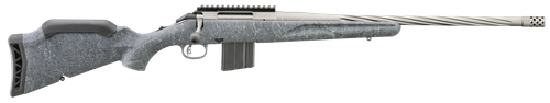 Ruger American Gen II 350 Legend, 20" Threaded Barrel, Gray Splatter, 5rd
