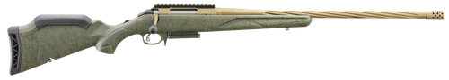 Ruger American Predator Gen 2 30-06 Springfield, 22" Threaded  Bronze Barrel, Green Splatter, 4rd