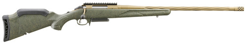 Ruger American Predator Gen 2 7mm-08 Remington, 22" Threaded Bronze Barrel, Green Splatter, 3rd