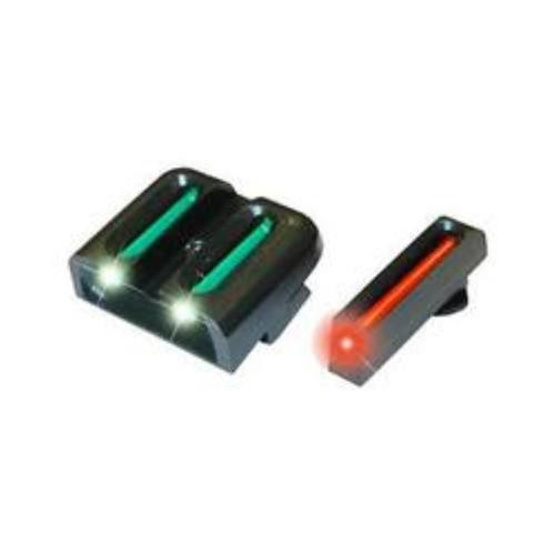 Truglo, Brite Site Fiber Optic Red Front 3 Dot Sight, Green Rear Sight, For Glock 42 Truglo, Brite Site Fiber Optic Red Front 3 Dot Sight, Green Rear Sight, For Glock 42