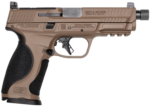 Smith & Wesson M&P M2.0 9mm, 4.63" Threaded Barrel, Flat Dark Earth, Optic Ready, 17rd