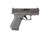 Glock 43X MOS Lipsey's Exclusive 9mm, 3.39" Barrel, Gray Frame, Black Slide, 10rd