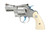 Colt Python 357 Magnum/38 Special, 2.5" Barrel, Stainless Steel, Blue Accents, American Holly Grip, 6rd