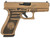 Glock 45 Gen 5 9mm, 4.02" Barrel, Tan Frame, "45th President Trump" Grip/Slide, 17rd