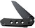 Civivi Knives Vision FG 3.54" Folding Tanto Plain Black Nitro-V Steel Blade, Black Textured G10 Handle