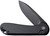 Civivi Knives Elementum II EDC 2.96" Folding Drop Point Plain Black Stonewashed Nitro-V Steel Blade, Black Textured G10 Handle
