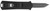 CobraTec Knives 952 *CA Compliant 1.75" OTF Tanto Plain Stonewashed D2 Steel Blade, 3" Black Anodized Aluminum Handle
