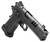 MAC 9 DS-D 9mm, 5" Comp Barrel, QPD Finish, Black, Target Crown, AOS Optics Cut, Blade Front, Adj Rear, 2x17rd