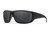 Wiley X Omega Captivate Polarized Safety Sunglasses, Gray Lens, Matte Black Frame