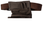 Browning Lona Deluxe Shell Pouch Flint Canvas Body Brown Leather Accents Adjustable