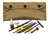 KleenBore Modular Cleaning Kit Coyote Tan Multi-Caliber Handgun/Rifle Bronze/Nylon Bristles Nylon Case