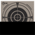 Allen Thermal Target Bullseye Hanging Paper 8" x 8" Black/Gray