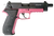 GSG FireFly 22 WMR 13rd,4.90" Black Threaded Barrel, Pink Aluminum Serrated Slide, Pink Aluminum Frame Picatinny Rail, Textured Grip
