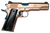 CNC Kimber 1911 El Rey 38 Super, 5" Barrel, Blue PVD Barrel, Rose Gold PVD Serrated Slide & Frame, Black Kirinite Presentation Grip, 7rd