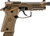 Beretta 80X Cheetah Tactical 380 ACP, 4.4" Threaded Barrel, Matte Desert, Picatinny Rail, Optic Ready, 2x15rd Mags