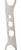 Lyman Brass Smith Die Wrench Silver Stainless Steel
