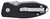 CRKT Squid Folding Knife, 2.27" Stonewashed D2 Blade, Black G10 Handle, Button Lock
