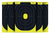 EZ-Aim Splash Reactive Target IPSC Silhouette Paper Hanging 12.50" W X 18.25" H Chartreuse/Black 8 Per Pkg