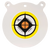 EZ-Aim Hardrock Shooting Target Handgun/Rifle Gong YelloWhite/Black AR500 Steel 10" L x 10" W x 0.50" H 1/2" Thick