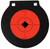 Birchwood Casey World of Targets Double Hole 6" Black/Orange AR500 Steel Circle Crosshair & Diamond Hanging