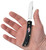 Case Sod Buster Stars & Stripes 3.70" Folding Skinner Plain Mirror Polished Tru-Sharp SS Blade, Sawcut Jig Gray Bone Handle, American Flag Shield