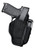 Uncle Mike's Hip Holster, MAG Pouch 15, 3.75-4.5" Barrel Large Auto, Black Nylon