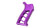 Timber Creek Enforcer AR Pistol Grip. Purple