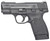 Smith & Wesson Shield M2.0, Compact Slim, 45ACP, 3.3" Barrel, Armornite Finish, Black, White Dot Front and 2 White Dot Rear Sights, Manual Safety, 7rd, 1 Magazine
