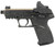 Kel-Tec P17 w/Optic Bundle Exclusive Compact 22 LR 16+1 3.80" Barrel, Tan Cerakote Slide, Black Frame w/Picatinny Rail, Viridian RFX-11 Green Dot