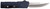 CobraTec Knives Lightweight 3.25" OTF Drop Point Plain D2 Steel Blade/NYPD Blue Aluminum Handle Includes Pocket Clip
