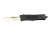 Steel River Knives MT618 Ultralight 3.25" OTF Drop Point Plain Polished D2 Steel Blade, 4.25" Black Aluminum Handle