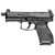 Heckler & Koch VP9A1 K Tactical 9mm, 4.7" Threaded Barrel, Matte Black, Suppressor Height 3-Dot, Tritium Front, Optics Ready, 2x15rd Mags