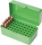 MTM Case-Gard 50 Flip Top Rifle Ammo Box For Large Magnum Calibers Mechanical Hinge Green