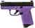 Gforce Arms Rapture 9mm, 3.25" Barrel, Black Optic Cut/Serrated Steel Slide, Purple Cerakote, 12rd