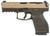 HK VP9A1 9mm, 4.53" Barrel, Flat Dark Earth Steel Optic Ready/Serrated Slide, Brown, Picatinny, 15rd