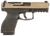 HK VP9A1 Full Size 9mm 20+1 17+1 Black & Flat Dark Earth, Optic Ready, Brown Polymer Frame w/Picatinny Rail Interchangeable Backstrap Grip