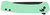 Columbia River Q Compact, 3.05" Folding Knife, Plain Edge, 14C28N Steel Blade, Stonewash Finish, Glass-Reinforced Nylon Handle, Aqua, Crossbar Lock, IKBS