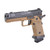 Sig P211 GTO 9mm, 4.4" Barrel, MACH3D Comp, Matte Black, Coyote, SIG-LOC PRO, Optics Ready, XRAY3 Sights, G10 Coyote Grips, 2x21rd, 1x23rd Mags