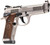 Beretta 92X Performance Defensive 9mm, 4.6" Barrel, Nickel/Stainless, Optics Ready, Manual Safety, Fiber Optic Front Sight, Walnut Grips, 2x10rd Mags
