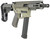 Shark Coast Tactical Sneaky Pete Exclusive 9mm 30+1 5.50" CMV Barrel, M-LOK Handguard, Two-Tone Green Cerakote, Tungsten, SB Tactical SBA3 Brace