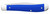 Case Trapper Slimline 3.25" Folding Clip Point Plain Mirror Polished Carbon Steel Blade, Smooth Royal Blue Synthetic Handle