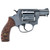 Heritage Roscoe 38 Special, 2" Barrel, Blued, Black, Custom Wood Engraved Wood Grips, 5rd